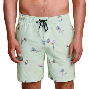 BILLABONG size Medium Sunday's Printed Layback Board Swim Shorts Mint Green